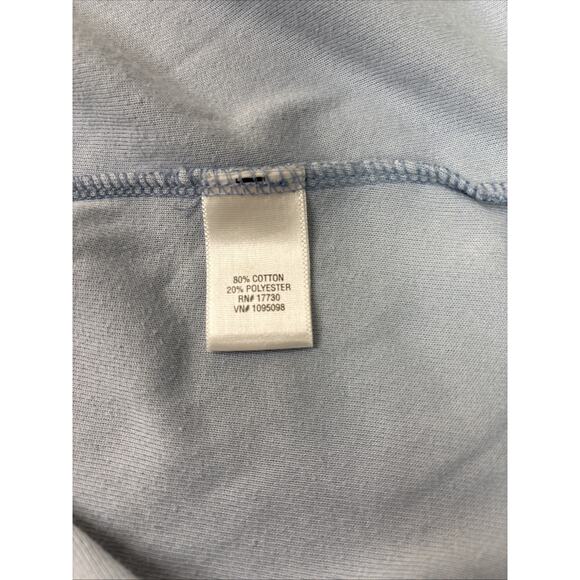 Baby Blue Velour Y2K Style Zip Hoodie Softcore Juicy Style Tracksuit Top Lg - Picture 7 of 13